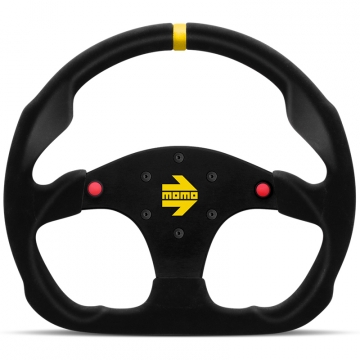 Momo Mod 30 Steering Wheel - 320mm (Black Suede W/ Buttons)